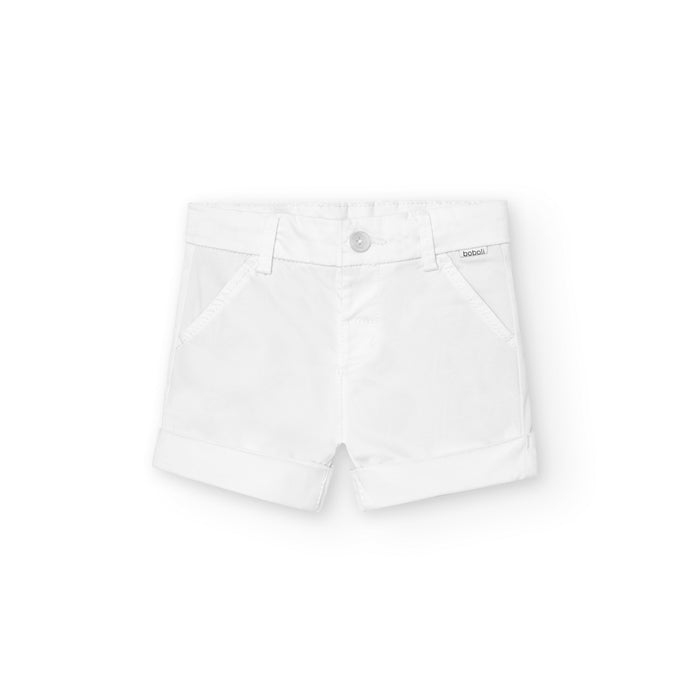 Salmon Polo & White Shorts image 1