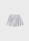 Silver Slick Pleated Skort image 0