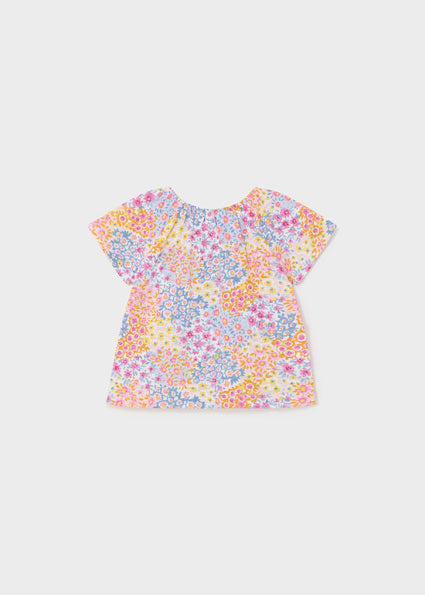 Floral Tee & Wide Leg Denim Pants image 3