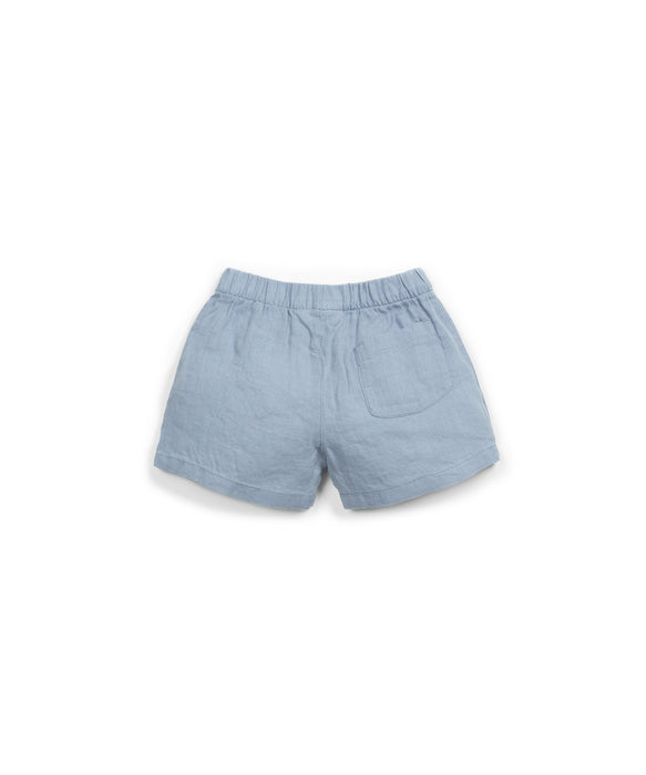 Palm Tree Pocket Tee w/ Grey Shorts image 4