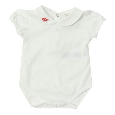 Embroidered Butterfly Collar Onesie image 0