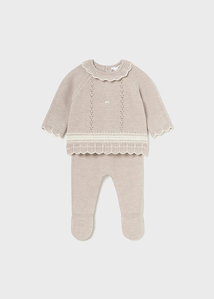 Oatmeal 2pc Knit Set image 0