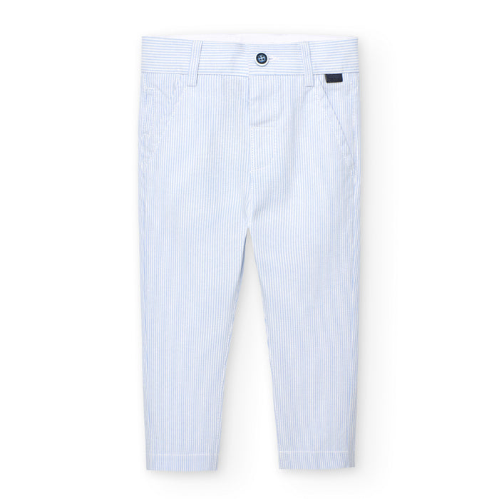 Pinstripe Linen 3-piece Suit image 2
