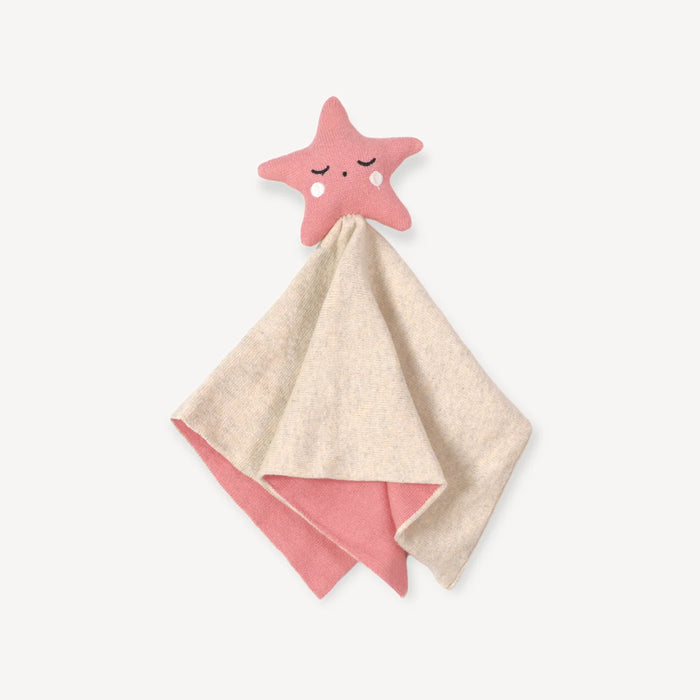 Pink Star Knit Blanket & Lovey Set image 3