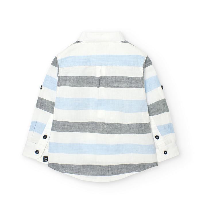 Striped Button Up & Shorts image 6