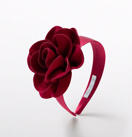 Red Flower Headband image 0