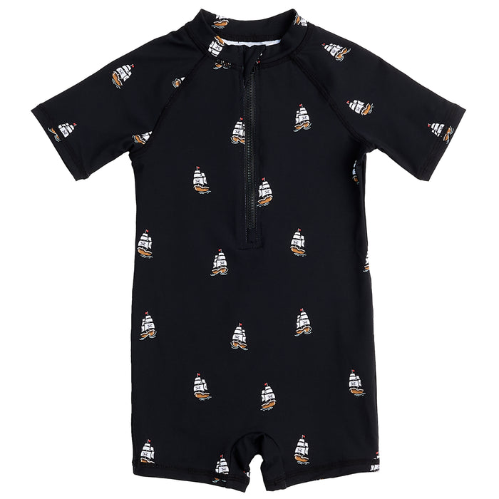 Pirate Ship Swim Romper image 0