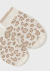 Leopard Hat & Mitten Set image 2