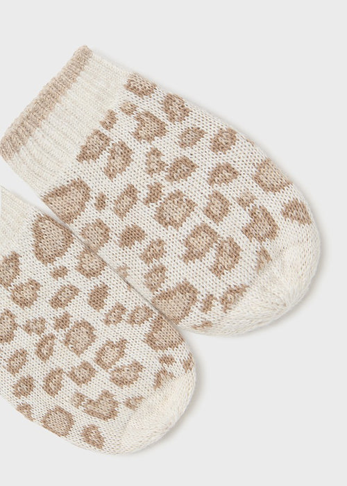 Leopard Hat & Mitten Set image 2