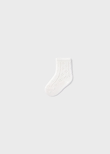 Pointelle Knit Socks image 0