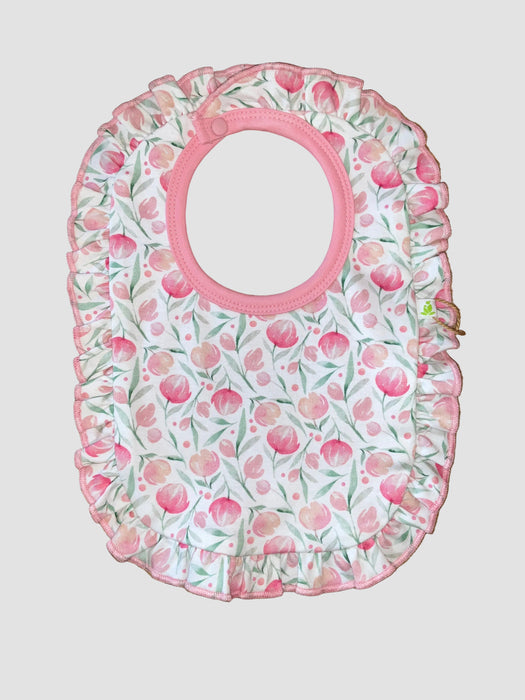 Reversible Tulip Garden Bib