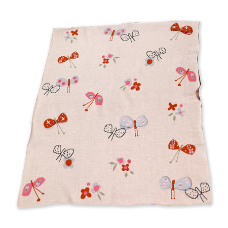 Knit 3D Butterfly Blanket image 1