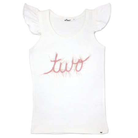 Script Birthday Flutter Sleeve Tank image 1