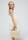 Honeycomb Criss Cross Back Dress image 0