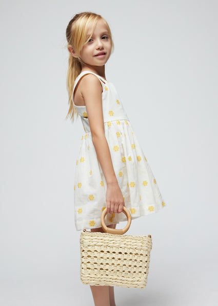 Honeycomb Criss Cross Back Dress image 0