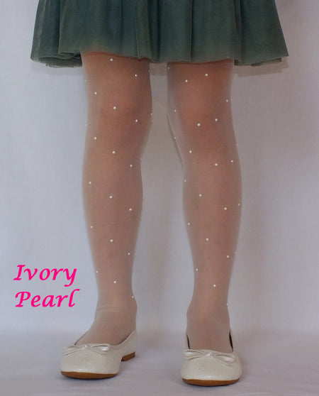Ivory Pearl Tights image 0
