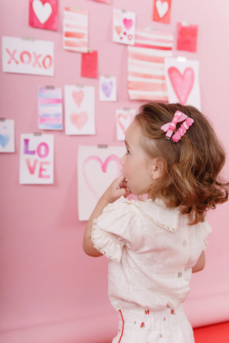 Bows & Hearts Hairclip Set image 0