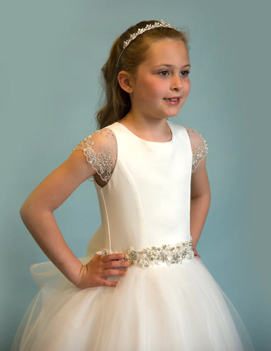 Kate - Diamond White w/ Veil 2025 Bella Bow image 1