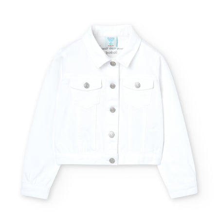 Chic White Denim Jacket image 0