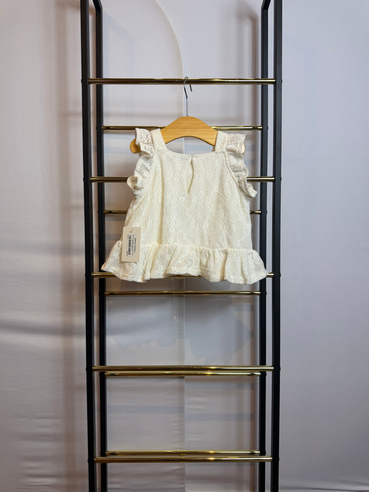 Mayoral Toddler Textured Two-Piece Pant Set Cream