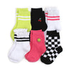 Black Cherry Skater Girl Midi Sock image 1