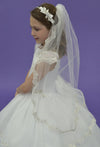 Esme - White w/ Veil 2025 Bella Bow image 2