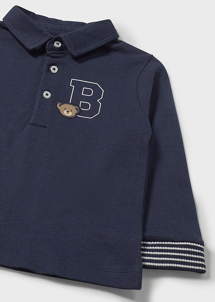 Varsity Bear Polo & Denim Set