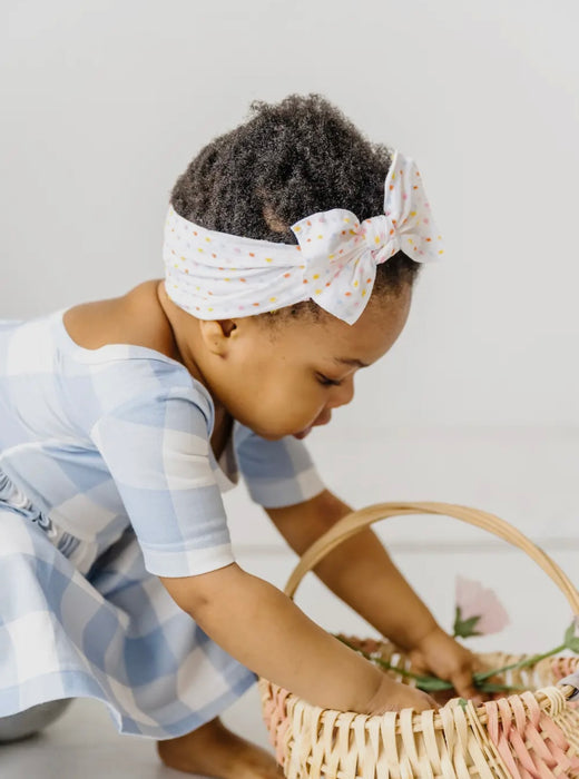 Patterned Shabby Knot Baby Headband image 11