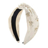 Pearl & Bow Embellished Knotted Headbands image 1