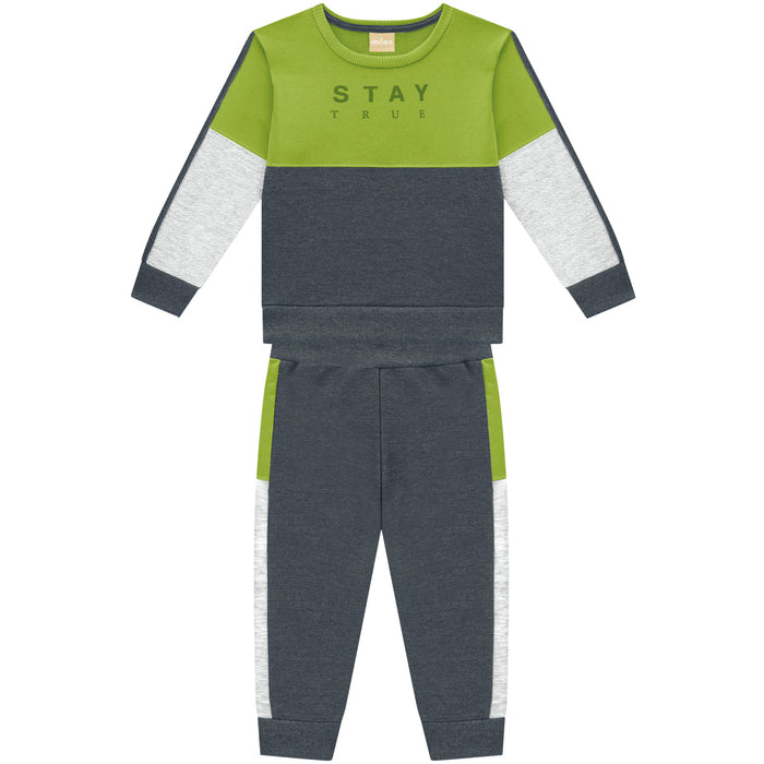Green & Charcoal Sweatsuit image 0
