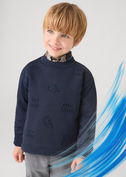 City Skater Embossed Sweatshirt image 0
