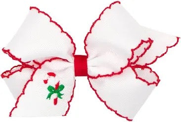 Embroidered Christmas Bow image 2