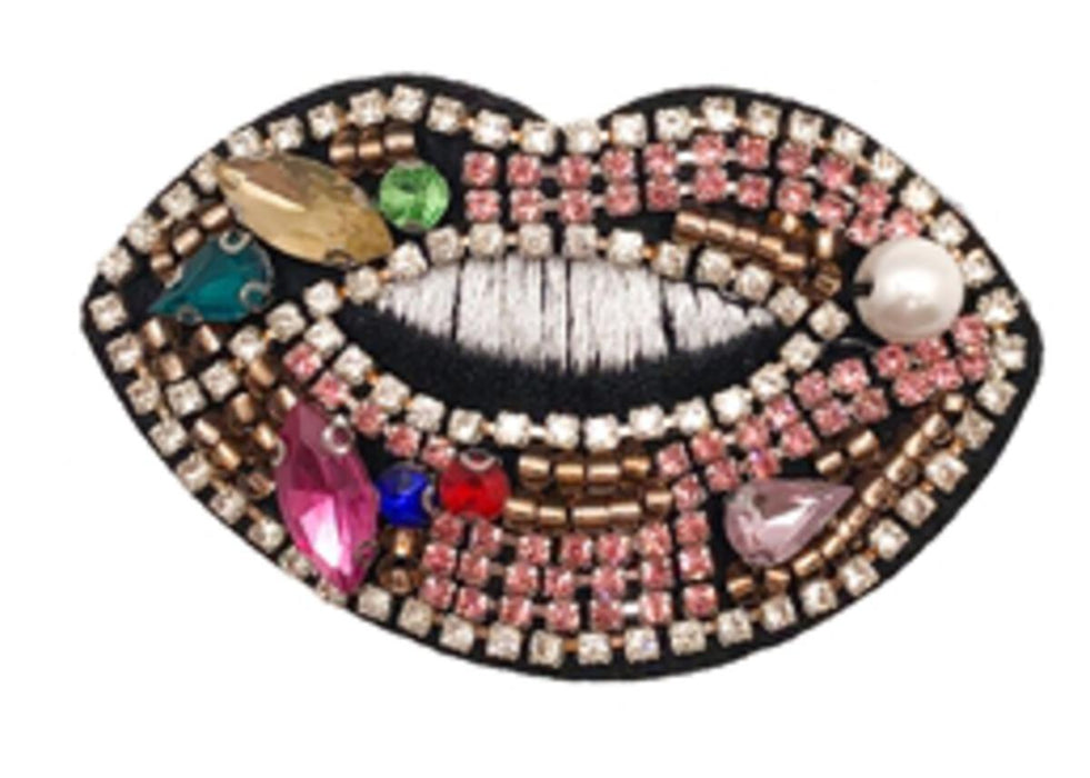 Beaded Patch Hair Clips image 3