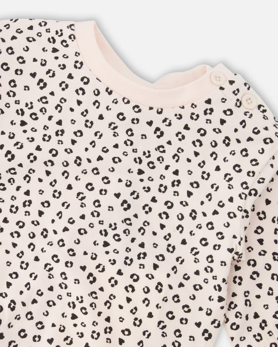 Printed Leopard Spots Infant 2pc Set