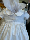 Pure Silk Short Sleeve Collared Gown image 1