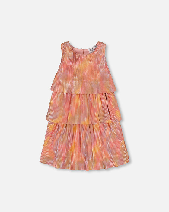 Metallic Rainbow Layered Dress image 1