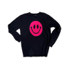 Black & Pink Smiley Sweatshirt image 0