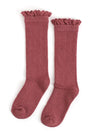 Fancy Lace Top Knee Highs 0-6mos image 6