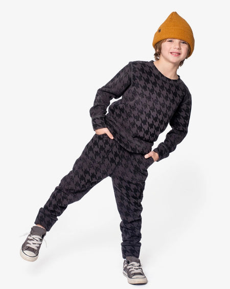 Houndstooth Sweatsuit Set image 0