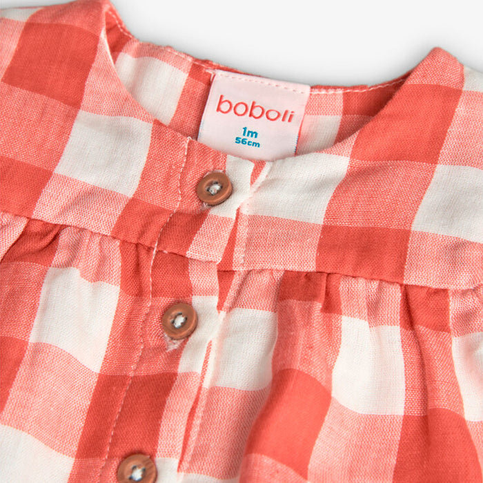 Boy & Girl Coordinating Gingham Outfit Set – Sold Separately image 1