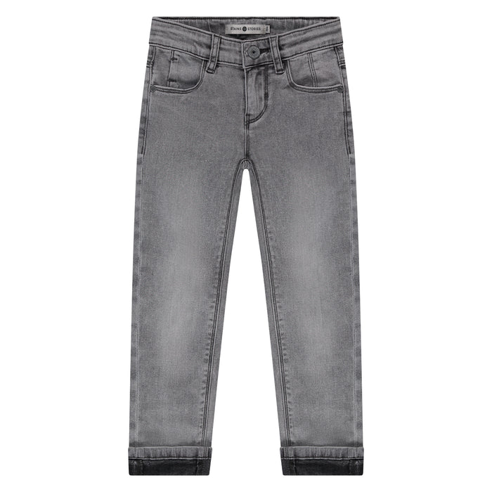Stone Wash Slim Fit Jeans