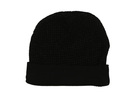 Black Shimmer Knit Beanie image 0