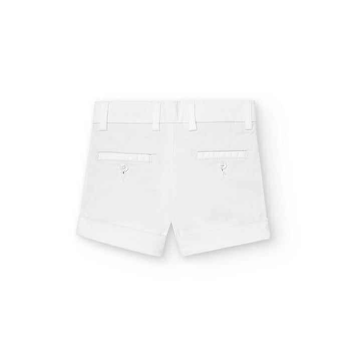 Salmon Polo & White Shorts image 6