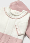 White & Pink 2pc Knit image 2