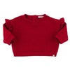 Red on Red Bow Sweater image 0