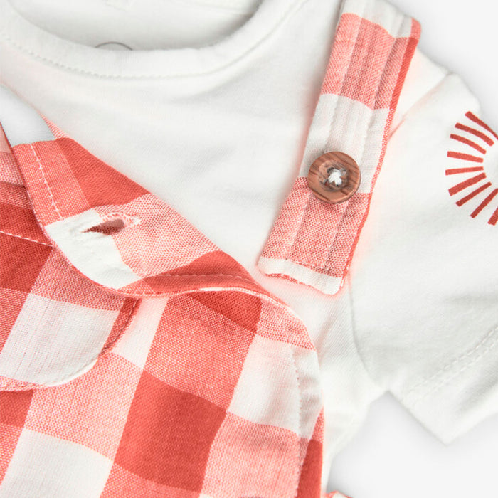 Boy & Girl Coordinating Gingham Outfit Set – Sold Separately image 7