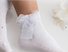 Chiffon Bow Socks image 1