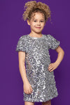 Silver Sequin Dress image 2