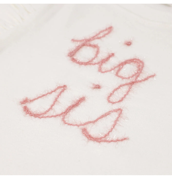 Big Sis Long-Sleeve Ruffle Tee