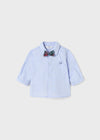 Red Sweater, Button Down, Navy Pants & Bowtie image 0